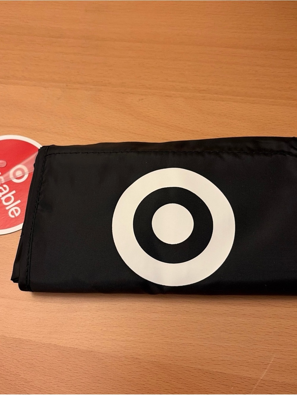 Target Black shopping bag with White Target Logo